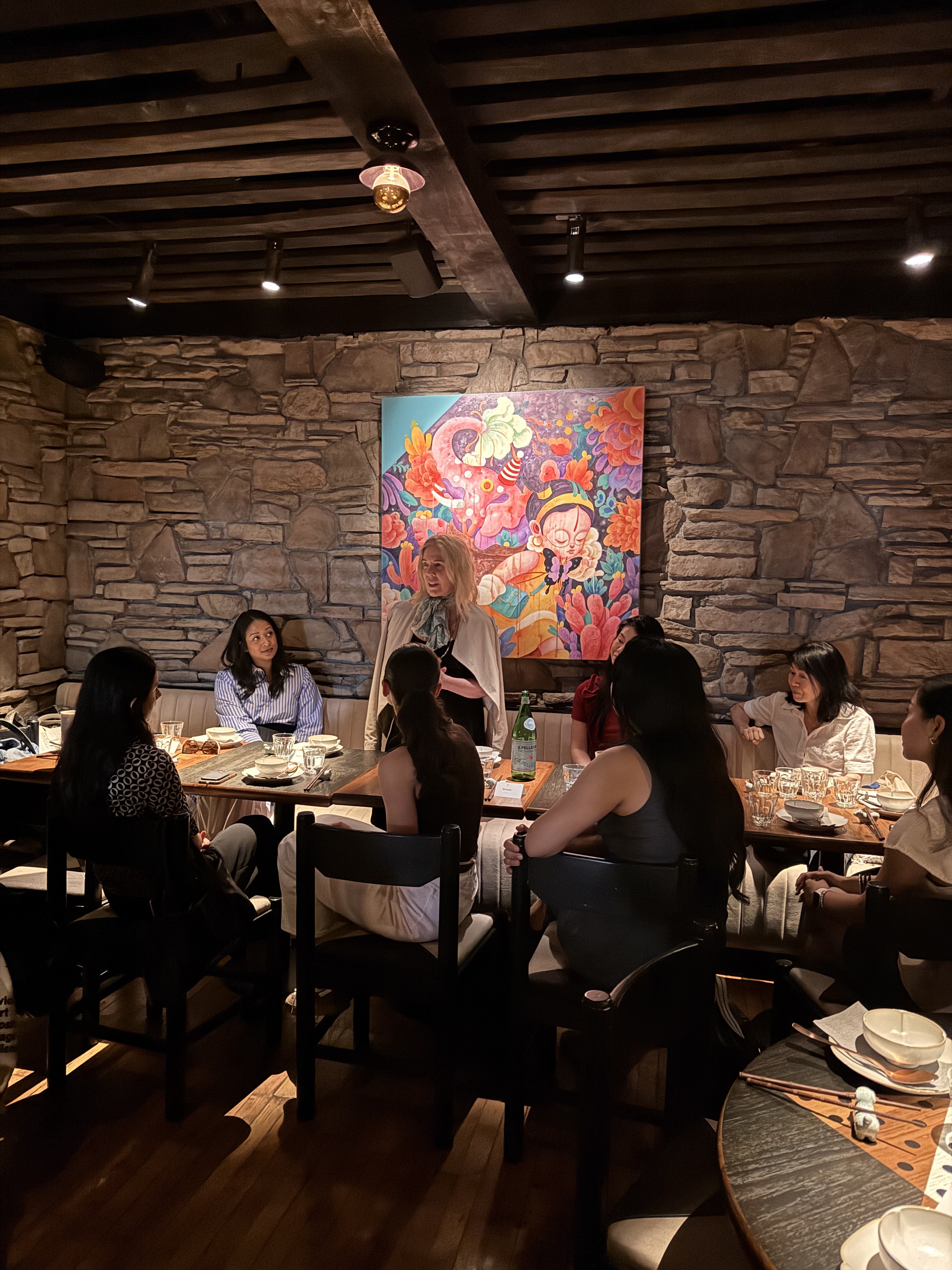 Guests connecting at the New York edition