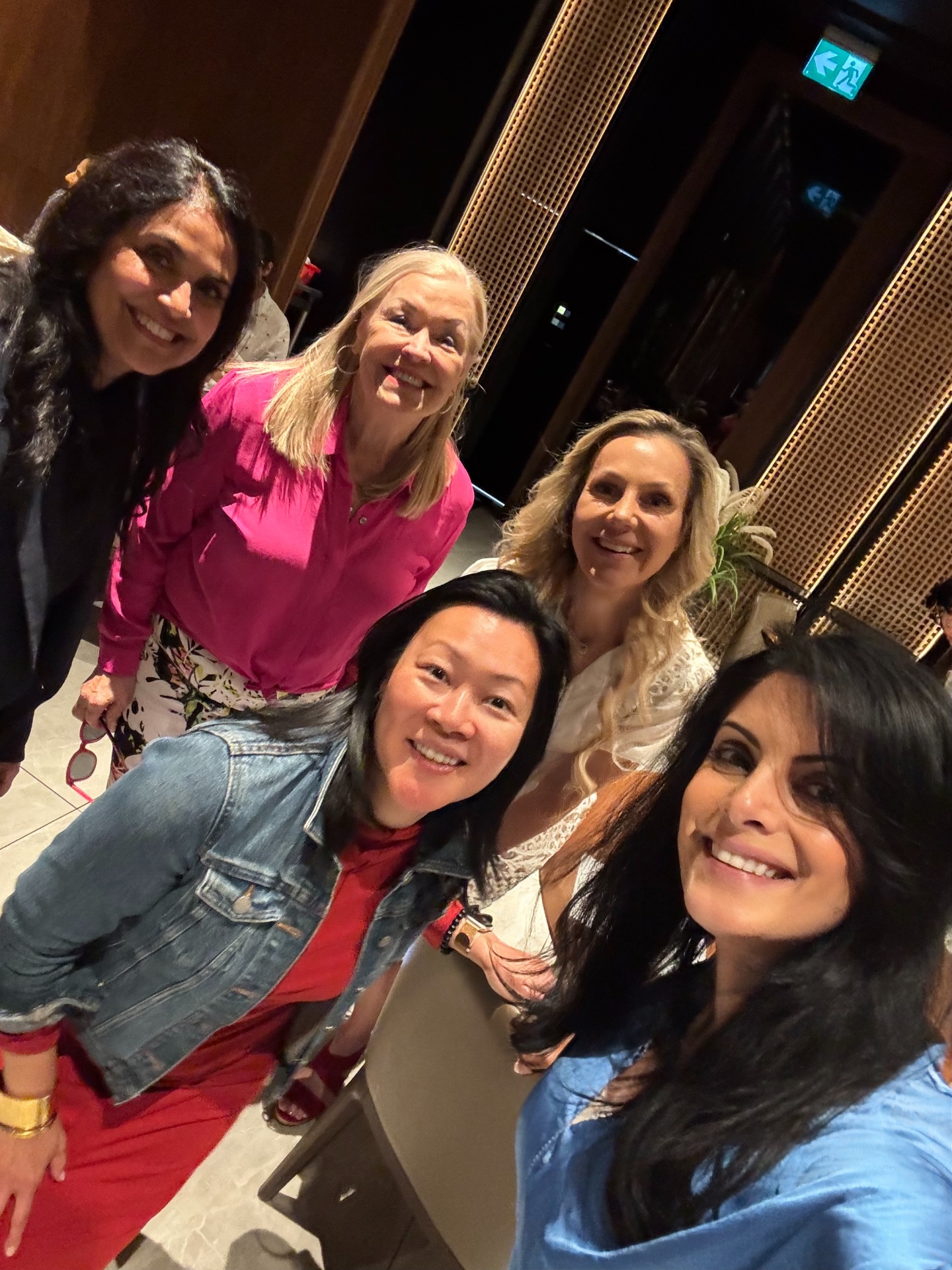 Toronto attendees taking a close-up selfie together
